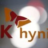 The logo of SK Hynix is seen at its headquarters in Seongnam, South Korea, April 25, 2016. REUTERS/Kim Hong-Ji/File Photo