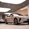 A NIO ET5 car model and the NIO EP9 sports car are pictured at the NIO House, the showroom of the Chinese premium smart electric vehicle manufacture NIO Inc. in Berlin, Germany August 17, 2023. REUTERS/Annegret Hilse
