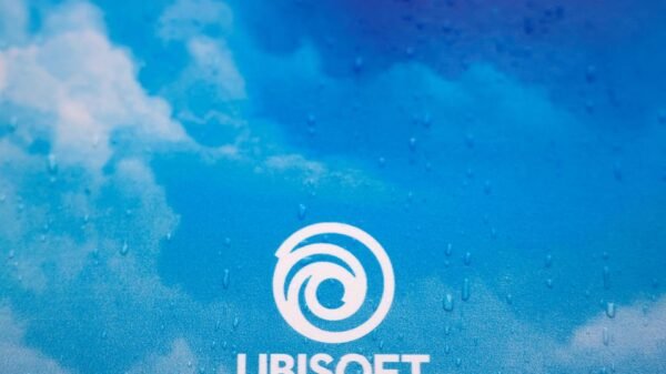 A view of the Ubisoft Entertainment logo in Saint-Mande, near Paris, France, September 8, 2022. REUTERS/Sarah Meyssonnier/File Photo