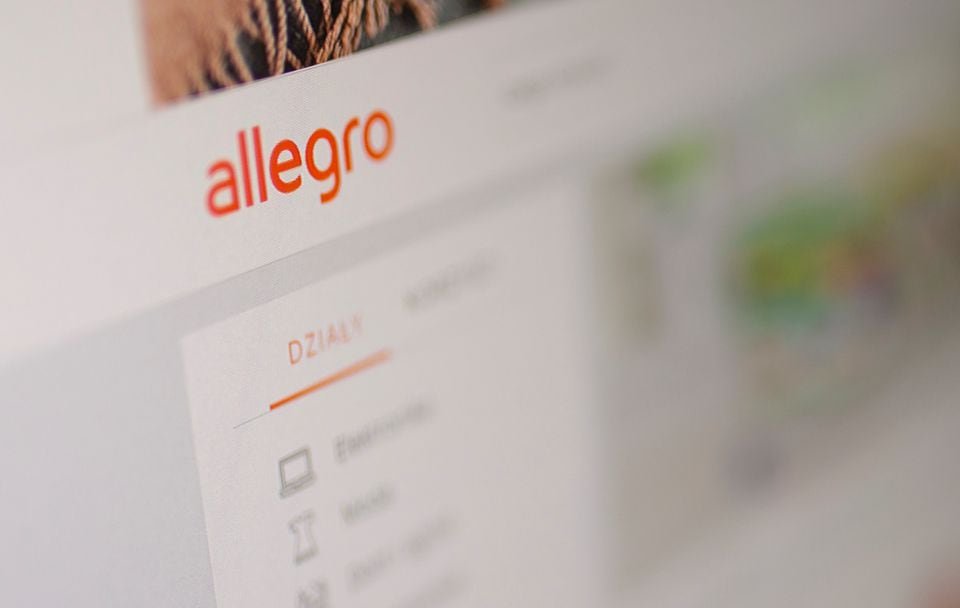 The Allegro website is displayed in this illustration taken October 12, 2020. REUTERS/Dado Ruvic/Illustration/File Photo