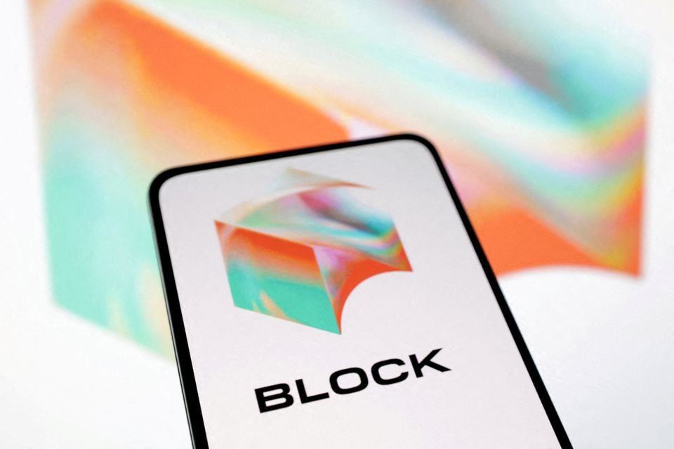 Block Inc logo is seen displayed in this illustration taken, April 10, 2023. REUTERS/Dado Ruvic/Illustration/File Photo