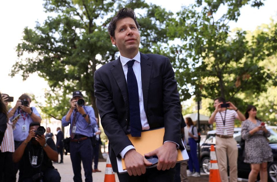 Sam Altman, CEO of ChatGPT maker OpenAI, arrives for a bipartisan Artificial Intelligence (AI) Insight Forum for all U.S. senators hosted by Senate Majority Leader Chuck Schumer (D-NY) at the U.S. Capitol in Washington, U.S., September 13, 2023. REUTERS/Julia Nikhinson/File Photo