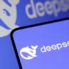 DeepSeek AI logo, Janus-Pro image generator, R1 AI model, AI competition between China and the U.S.